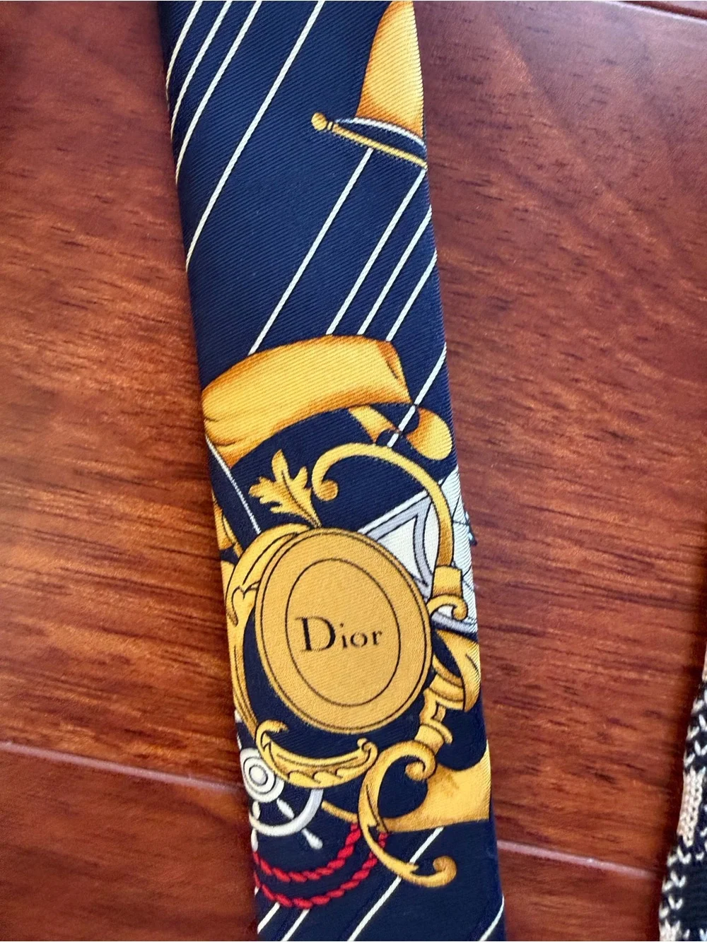 Two mens ties - Christian Dior and Paul Smith knit